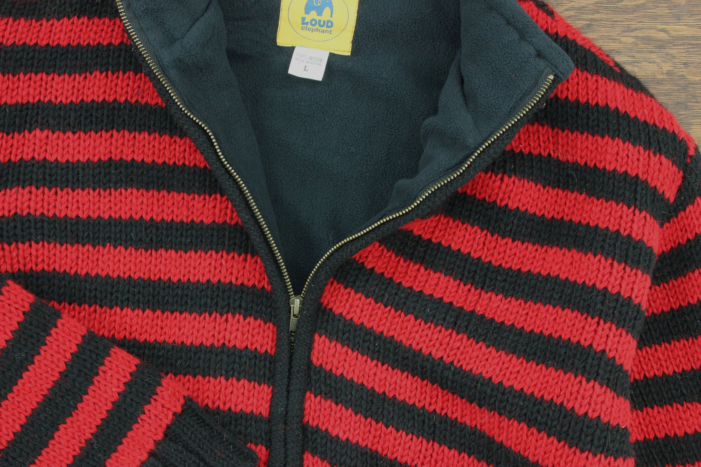 Stripe Red Black