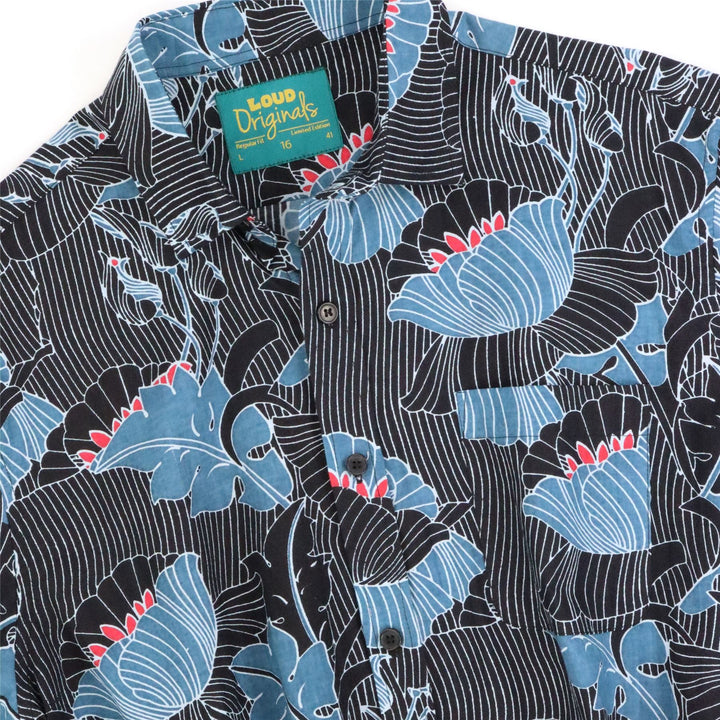 Regular Fit Short Sleeve Shirt - Twilight Flora