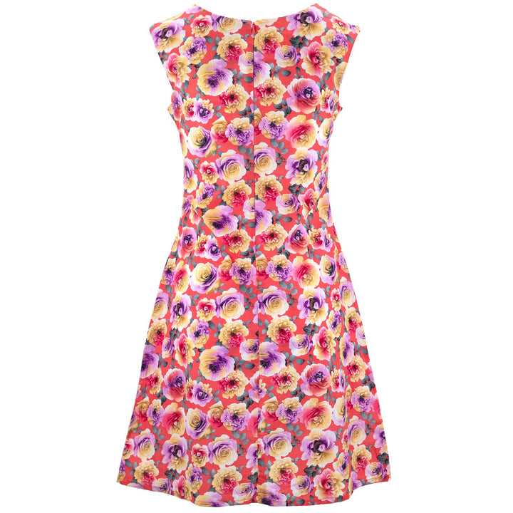 Nifty Shifty Dress - Cerise Bloom