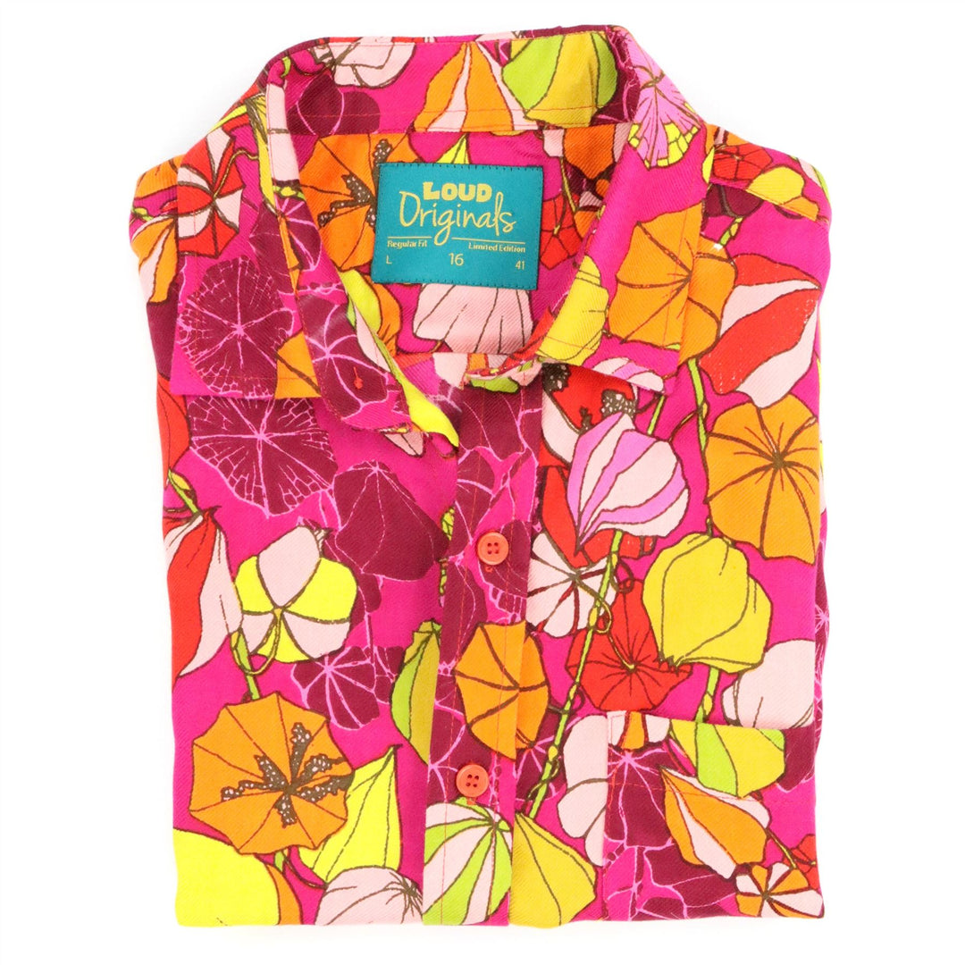 Regular Fit Short Sleeve Shirt - Coral Carnival