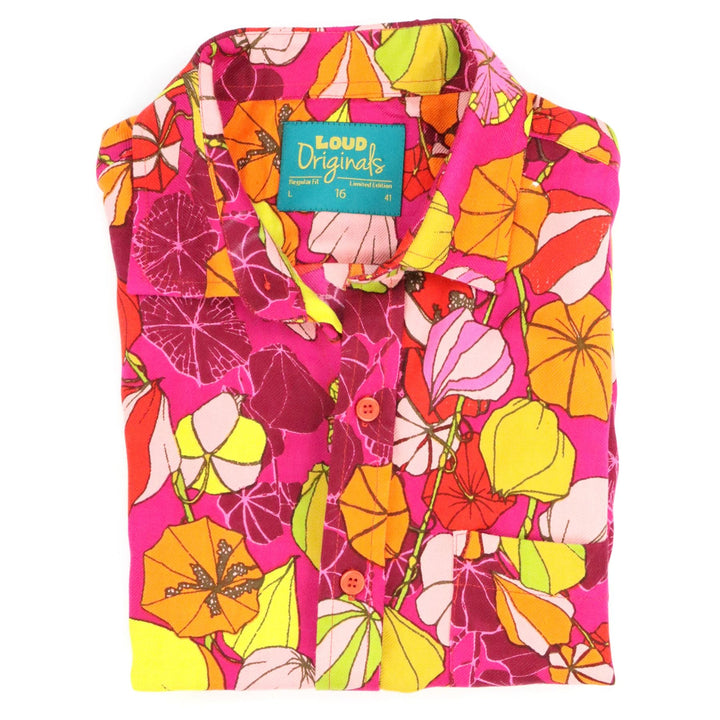 Regular Fit Short Sleeve Shirt - Coral Carnival