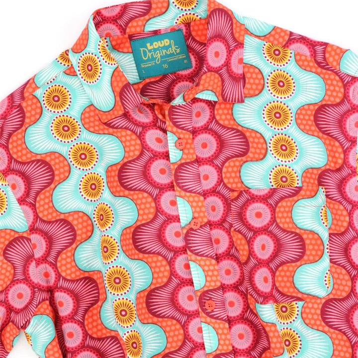 Regular Fit Short Sleeve Shirt - Sunset Flow