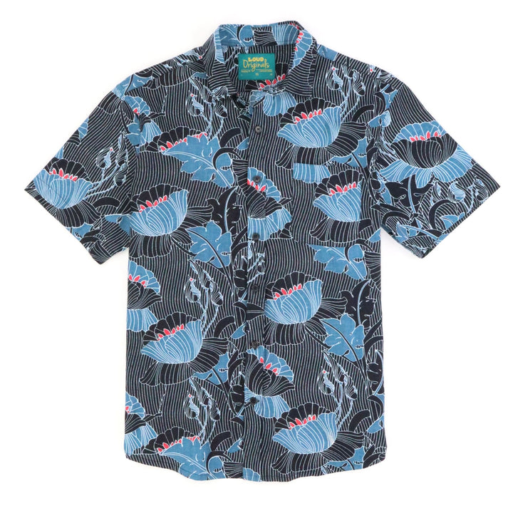 Regular Fit Short Sleeve Shirt - Twilight Flora