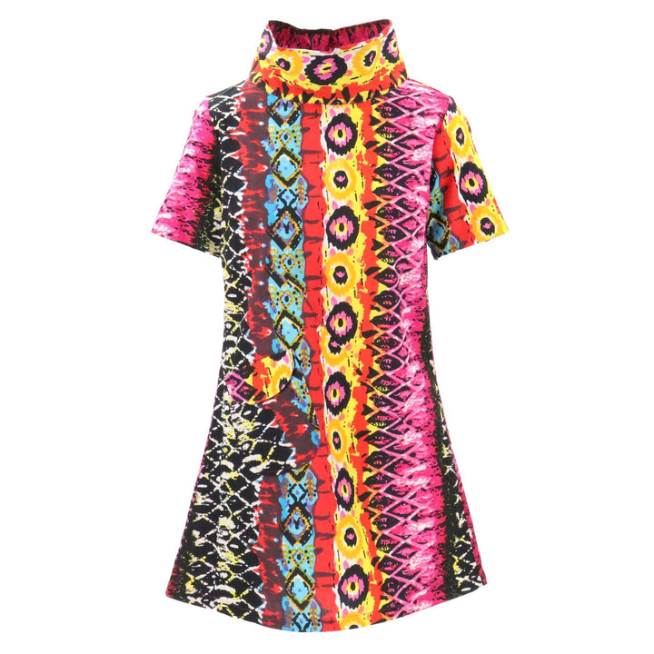 Sixties Shift Dress - Psychedelic Snakeskin