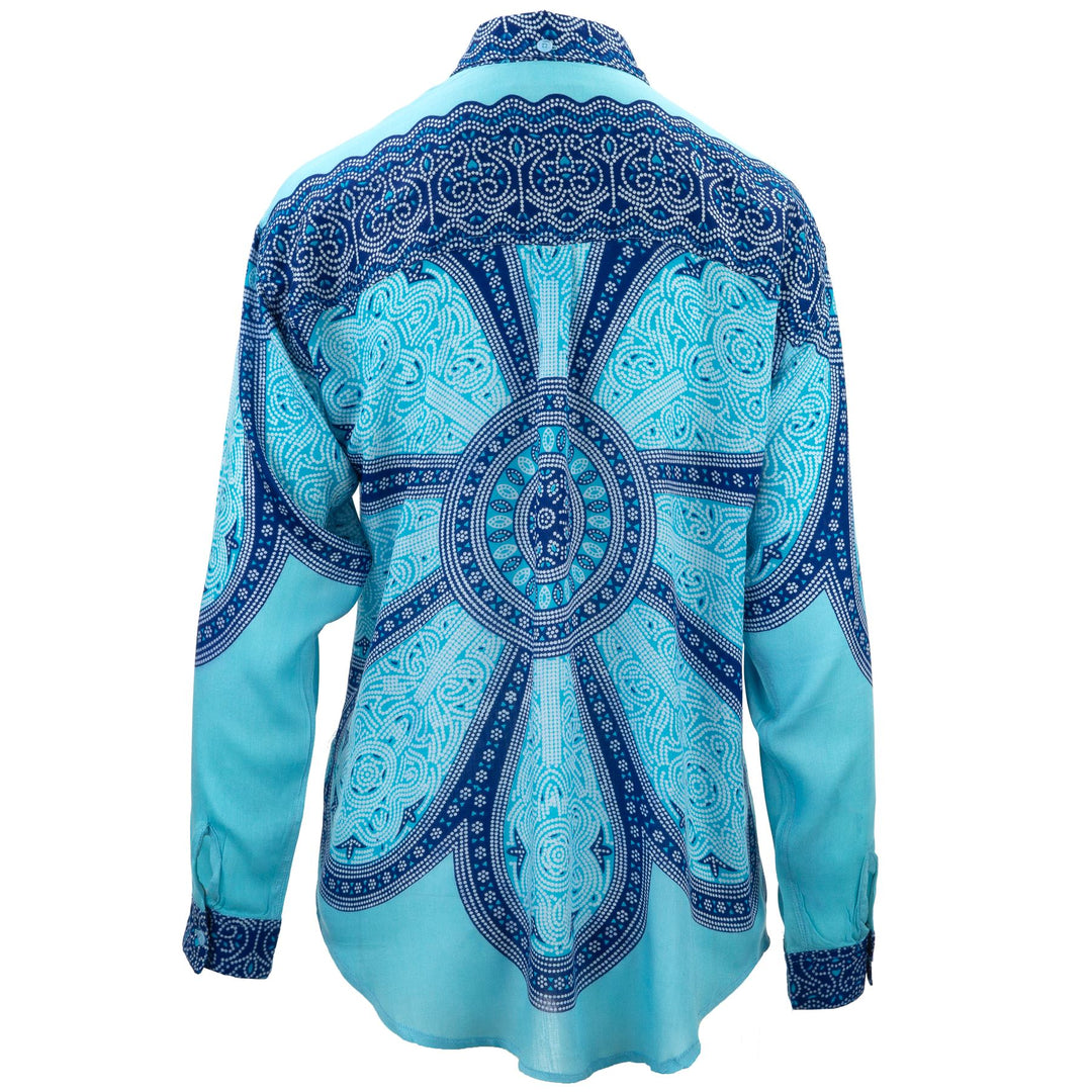Classic Women's Shirt - Blue Kaleidoscope