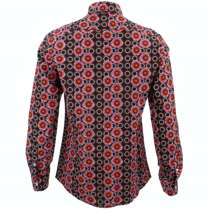 Tailored Fit Long Sleeve Shirt - Poppy Dots