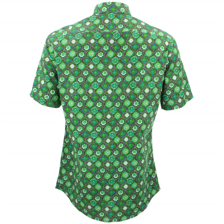 Tailored Fit Short Sleeve Shirt - Fleur Crest