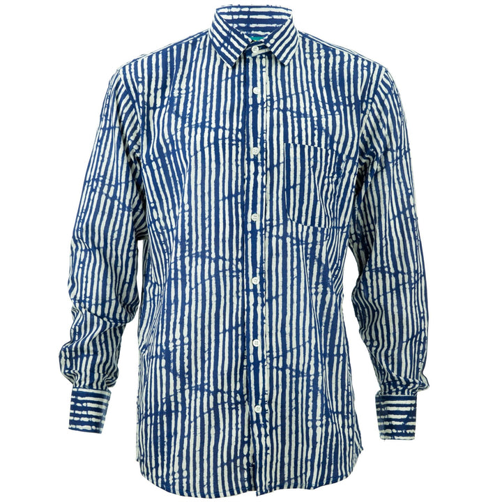 Regular Fit Long Sleeve Shirt - Lines