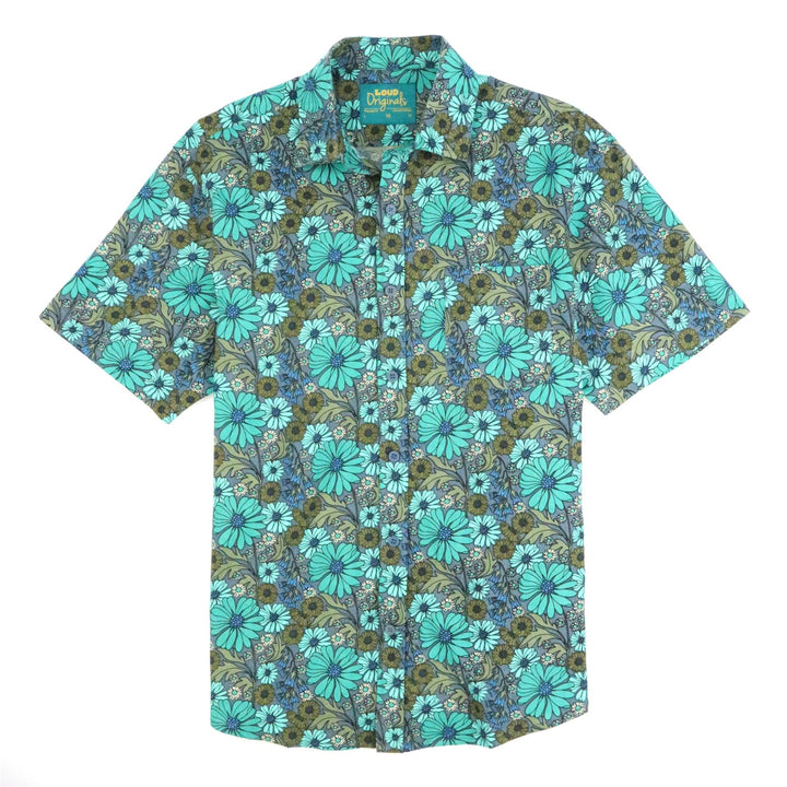 Regular Fit Short Sleeve Shirt - Meadow Tide