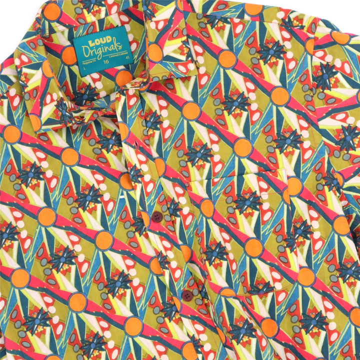 Regular Fit Short Sleeve Shirt - Solar Samba