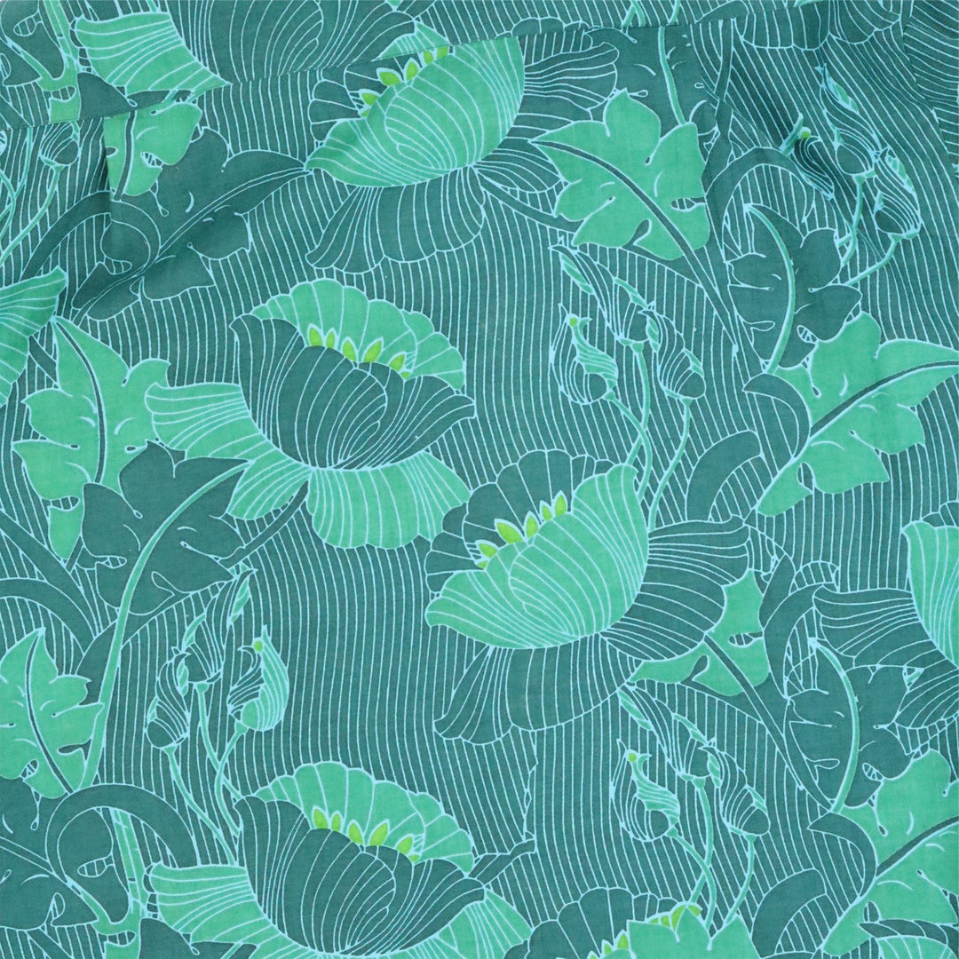 Regular Fit Short Sleeve Shirt - Emerald Lotus