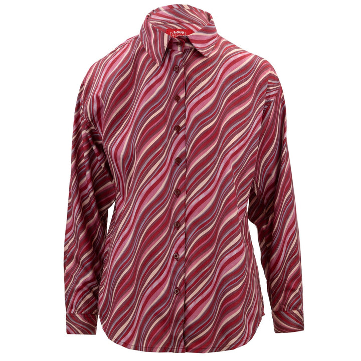 Classic Women's Shirt - Crimson Ribbons