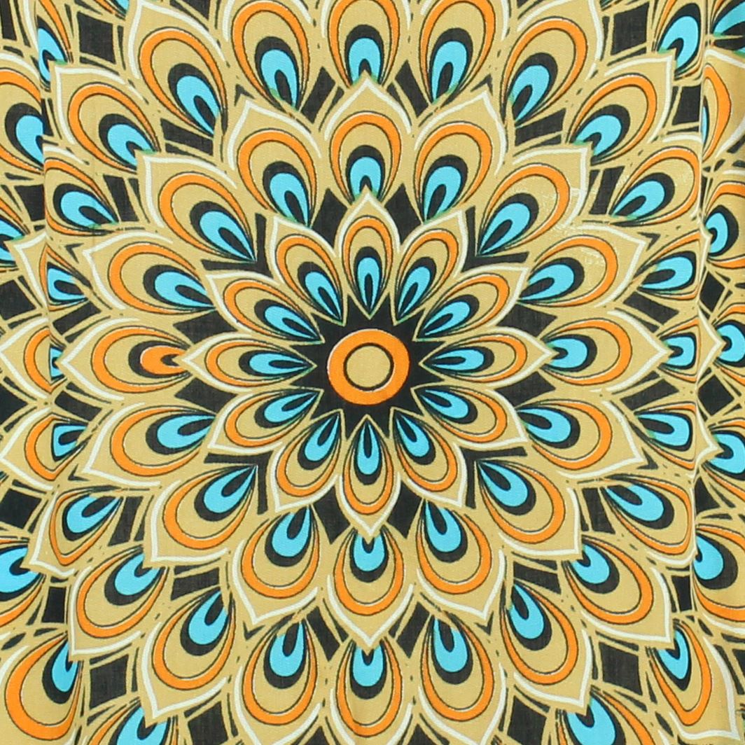 Shift Shaper Dress - Peacock Mandala Desert Haze