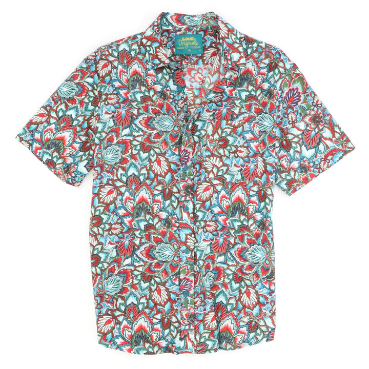 Regular Fit Short Sleeve Shirt - Festival Flora