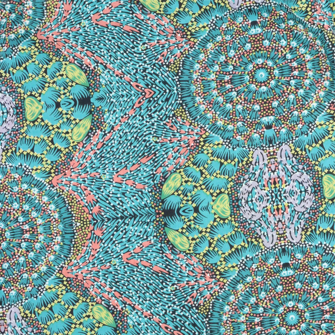 Regular Fit Short Sleeve Shirt - Ocean Kaleidoscope