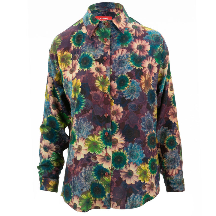 Classic Women's Shirt - Moonlit Daisies