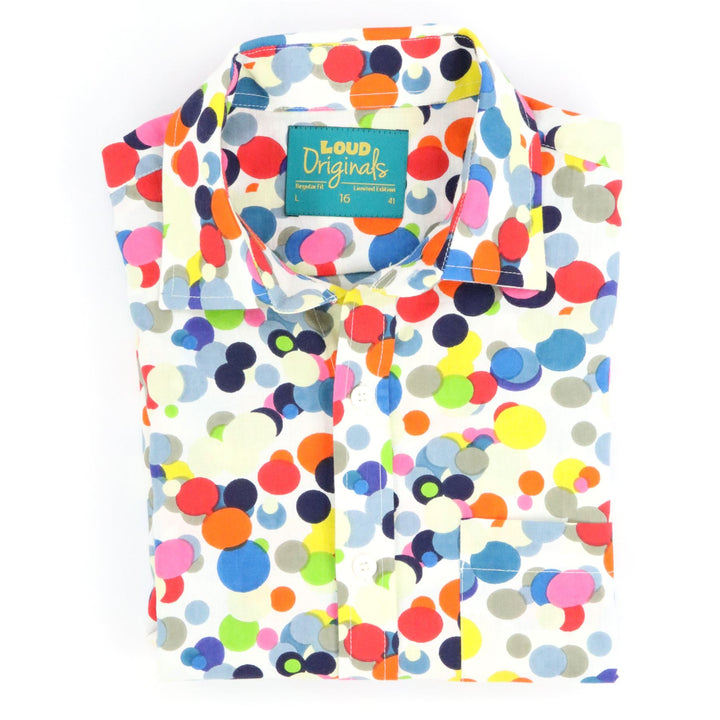 Regular Fit Short Sleeve Shirt - Colour Burst