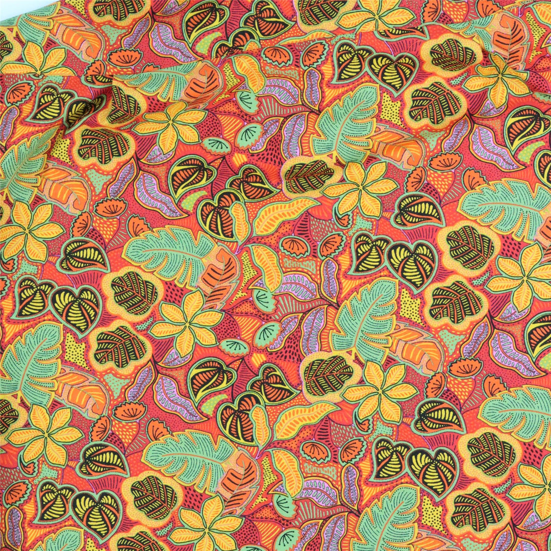 Regular Fit Short Sleeve Shirt - Tropic Lava