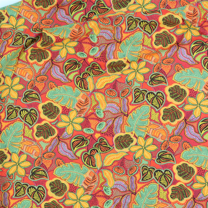 Regular Fit Short Sleeve Shirt - Tropic Lava