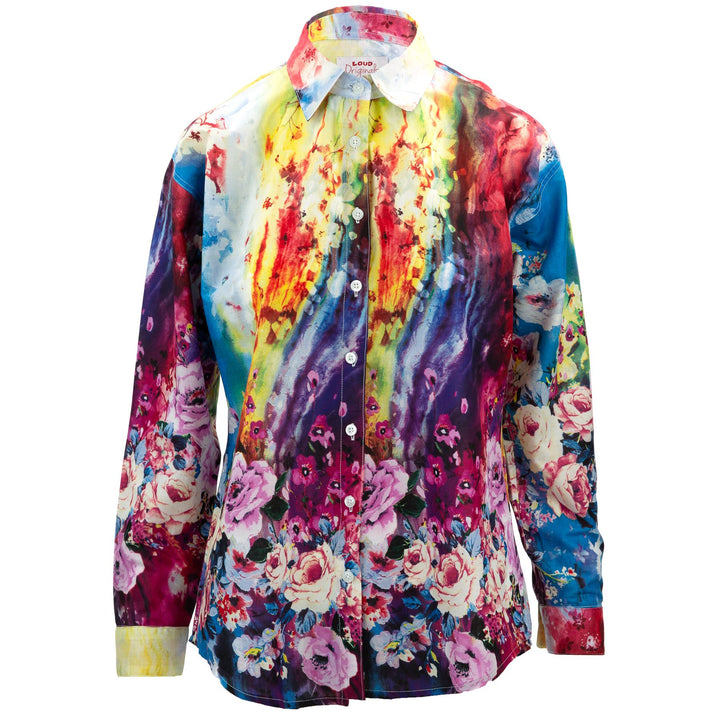 Classic Women's Shirt - Wild Peonies