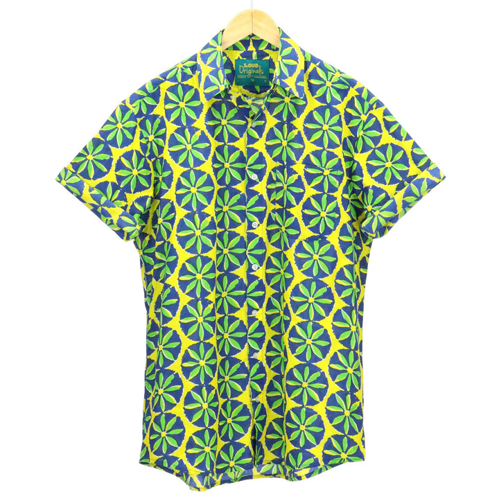 Regular Fit Short Sleeve Shirt - Lime Mirage