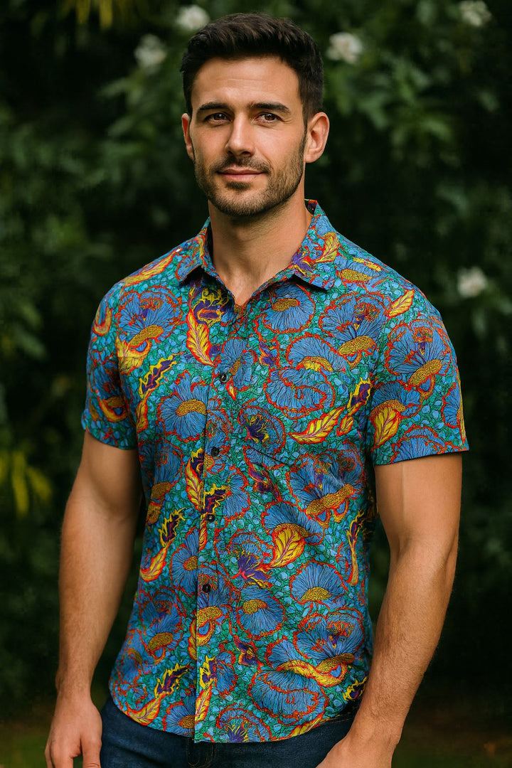 Regular Fit Short Sleeve Shirt - Tidal Fusion