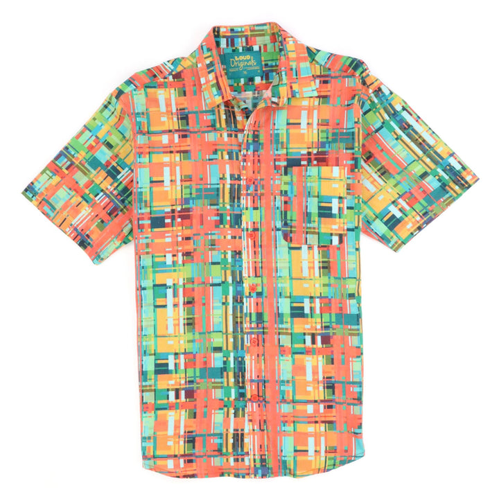 Regular Fit Short Sleeve Shirt - Urban Mosaic