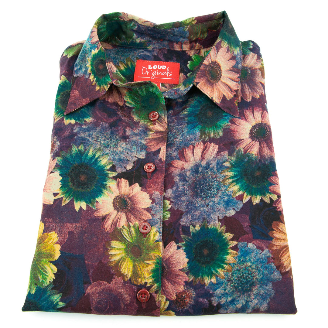 Classic Women's Shirt - Moonlit Daisies