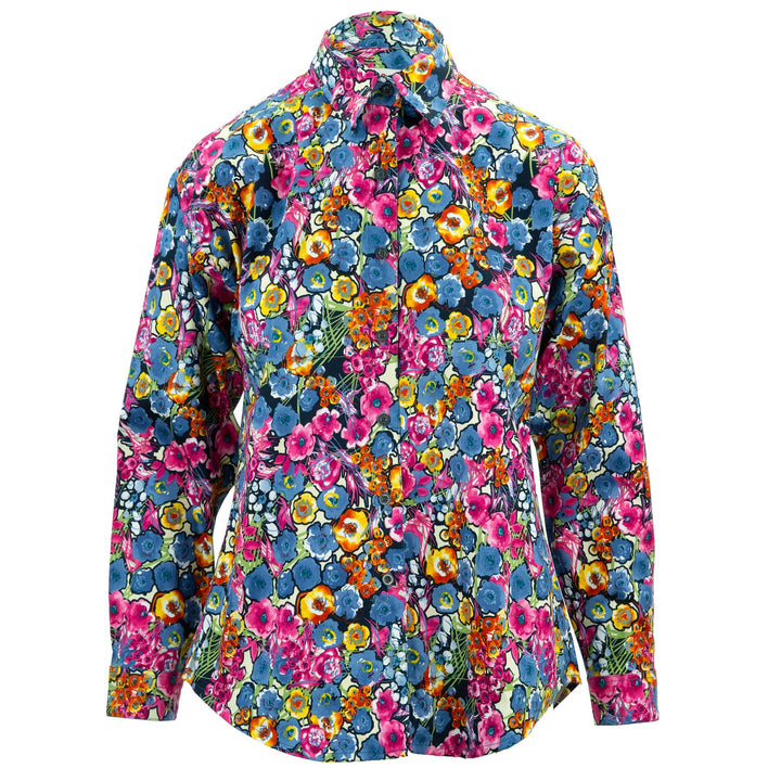 Classic Women's Shirt - Prismatic Flowers