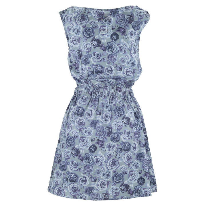 Stretch Waister Dress - Parma Violets