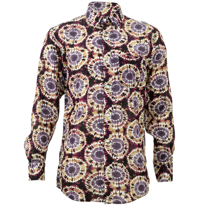 Regular Fit Long Sleeve Shirt - Tie Dye Eye