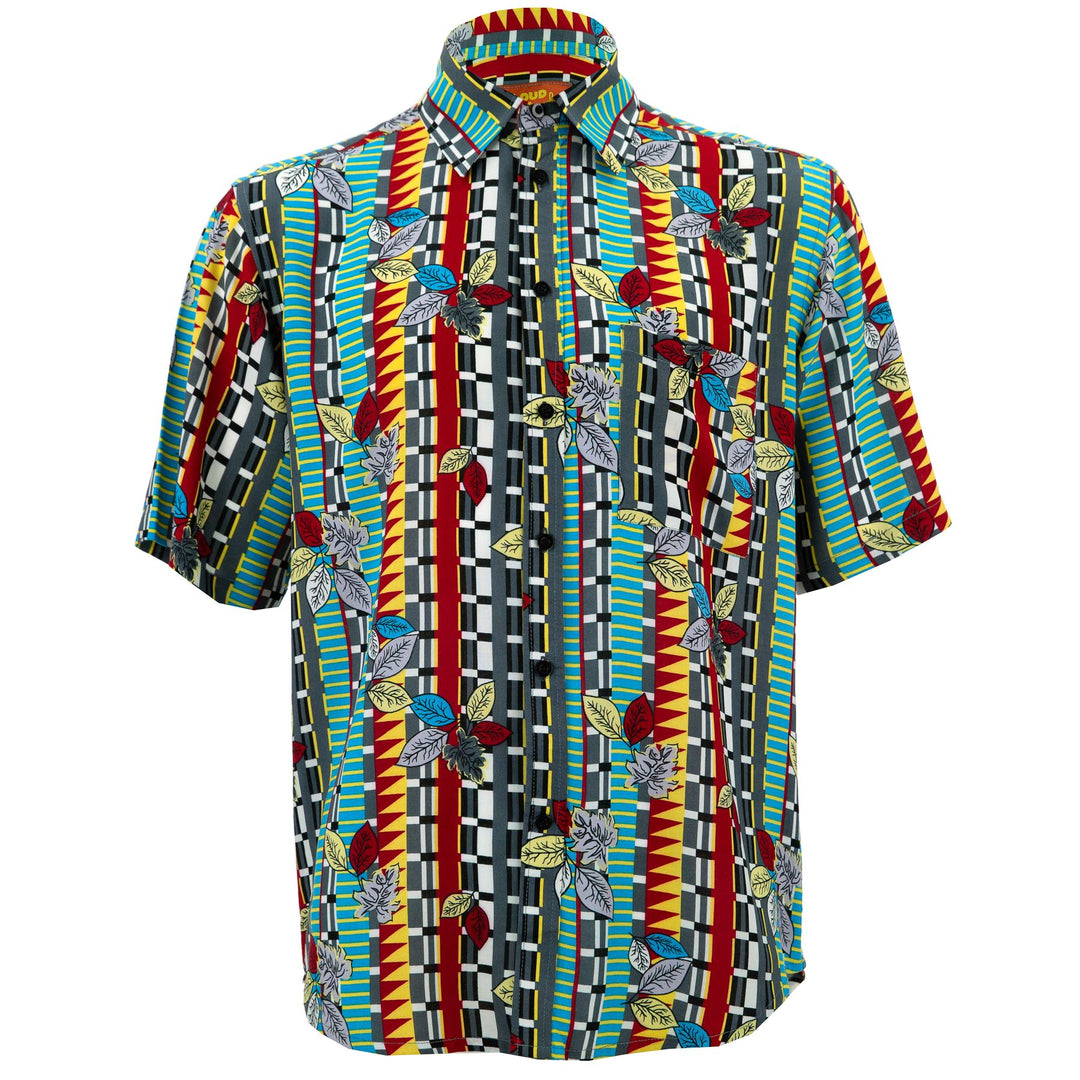 Regular Fit Short Sleeve Shirt - Rhythm in Art