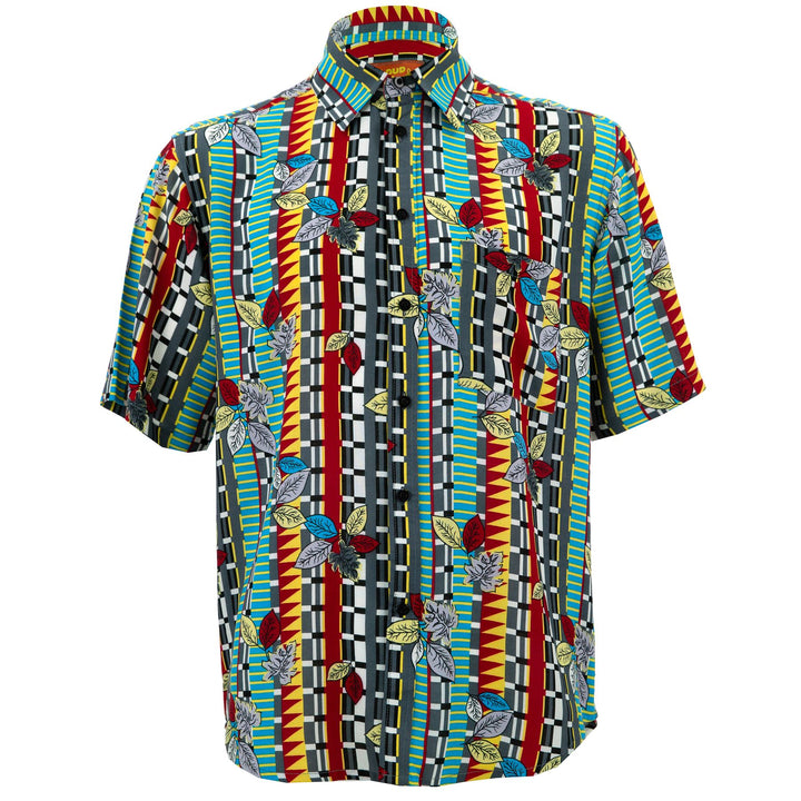 Regular Fit Short Sleeve Shirt - Rhythm in Art