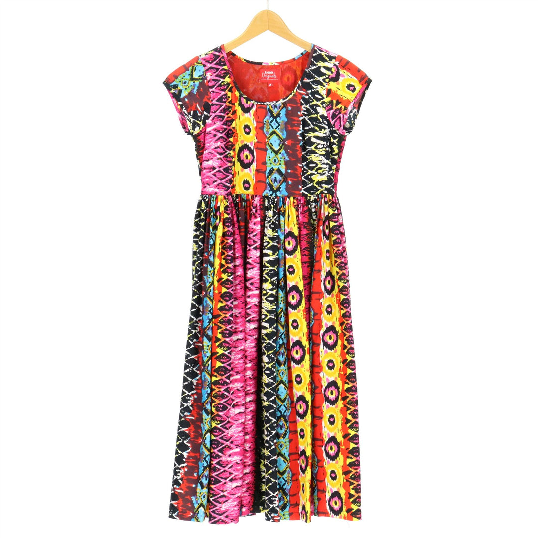 Tea Dress - Psychedelic Snakeskin
