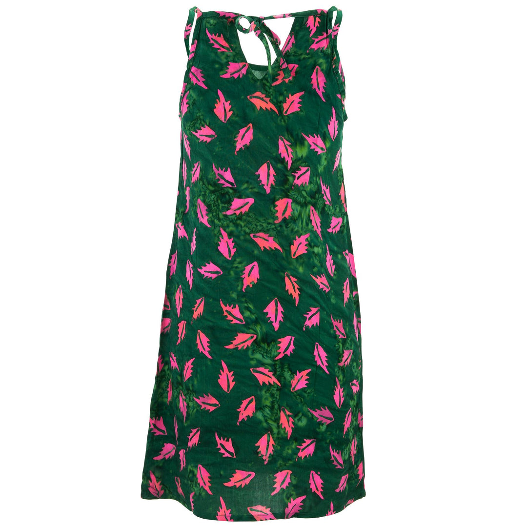 Strappy Dress - Holly Leaves Green