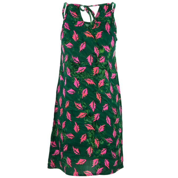 Strappy Dress - Holly Leaves Green