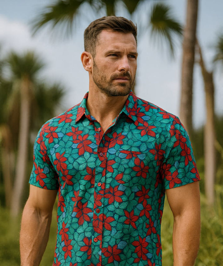 Regular Fit Short Sleeve Shirt - Botanica Blend