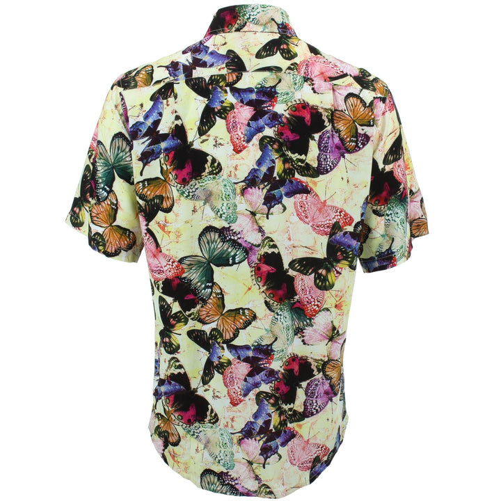 Regular Fit Short Sleeve Shirt - Butterflies