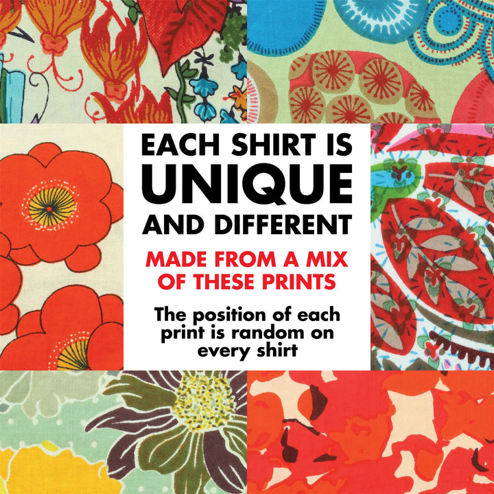 Regular Fit Short Sleeve Shirt - Random Mixed Panel