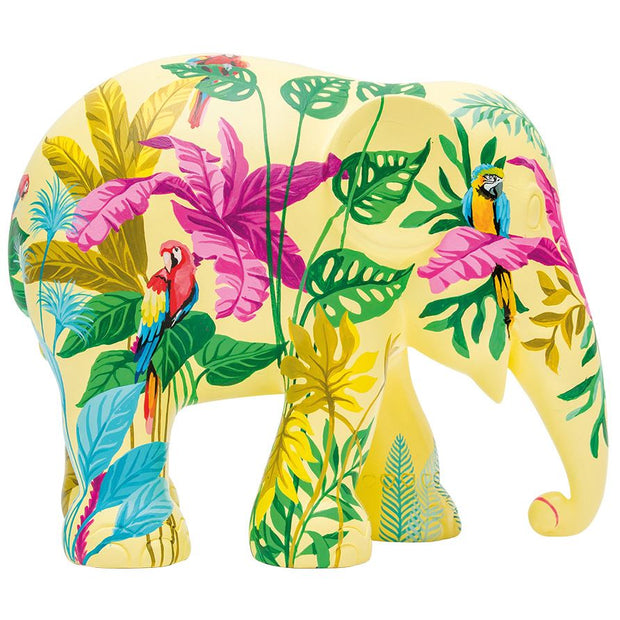 Limited Edition Replica Elephant - Tropical Foliage