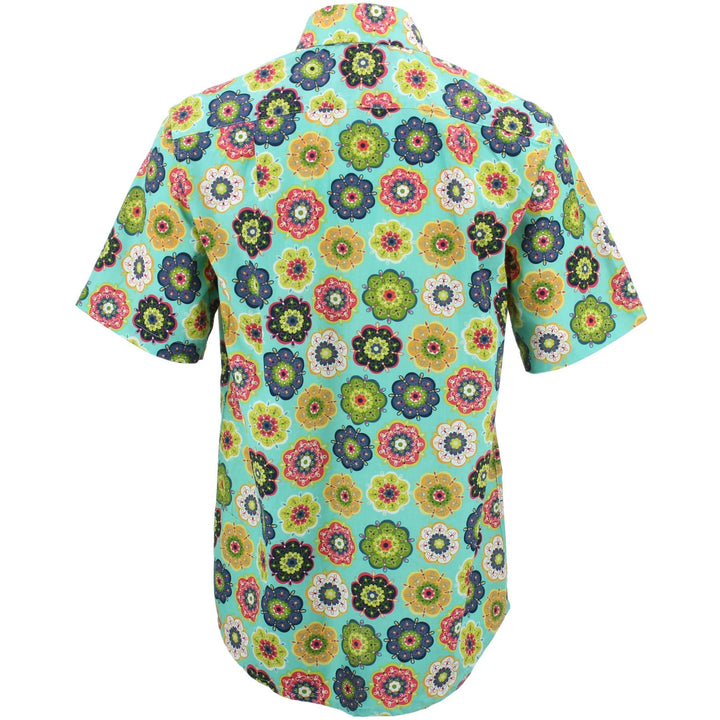 Regular Fit Short Sleeve Shirt - Geometric Floral