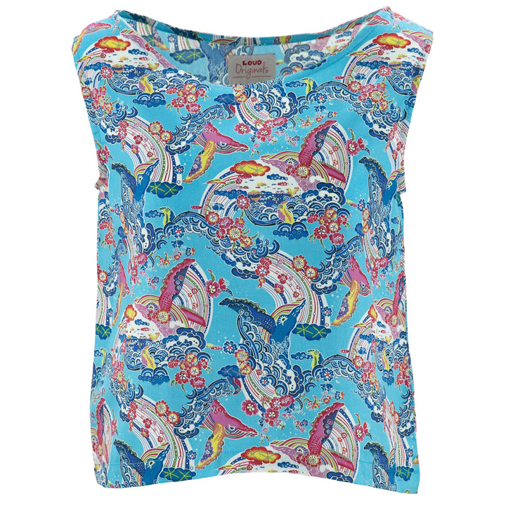 Box Top - Rainbow Whale Tours Blue