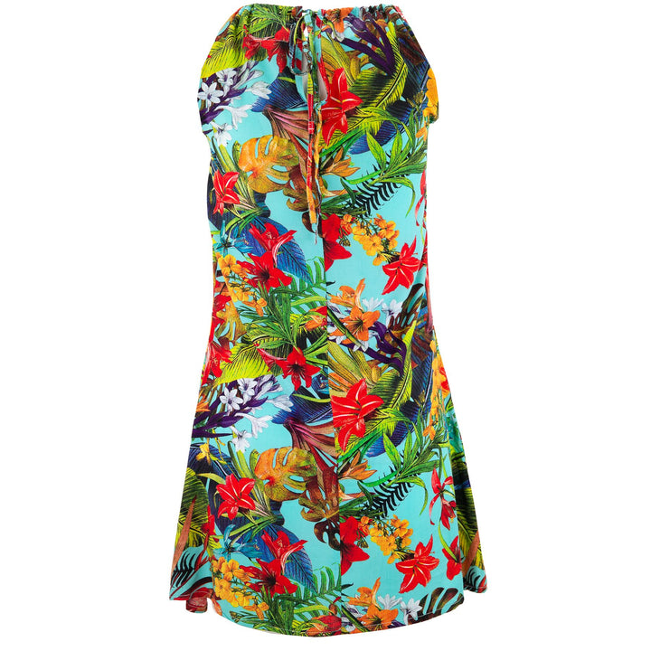 Modern Mini Dress - Tropical Lily