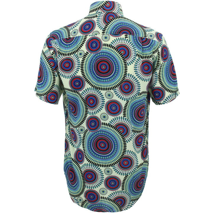 Regular Fit Short Sleeve Shirt - Spirals
