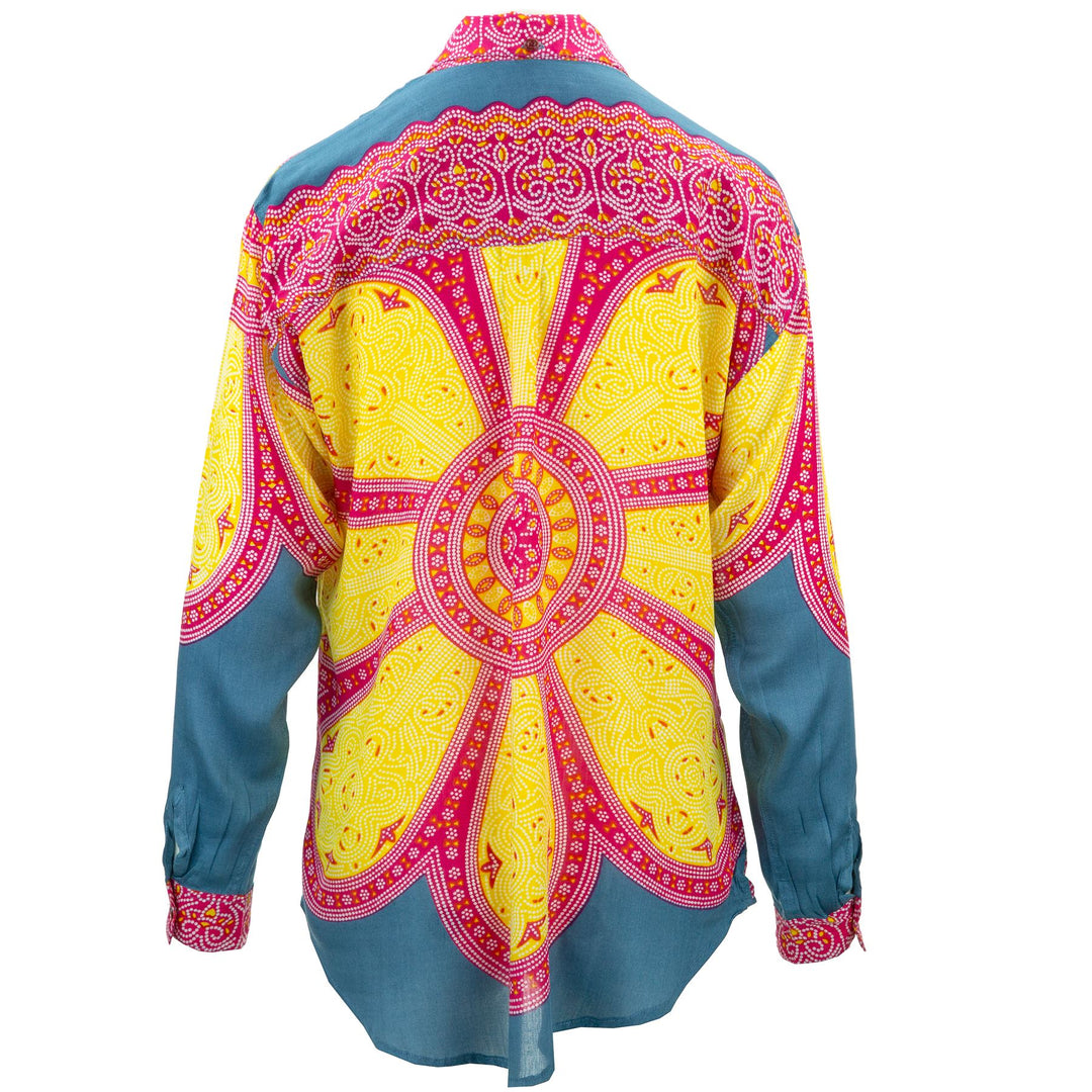 Classic Women's Shirt - Yellow Kaleidoscope
