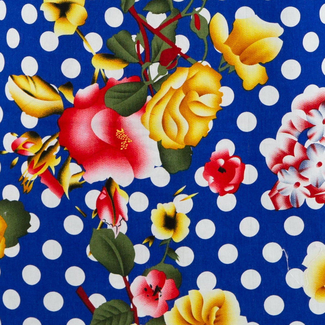 Nifty Shifty Dress - Polka Dot Floral