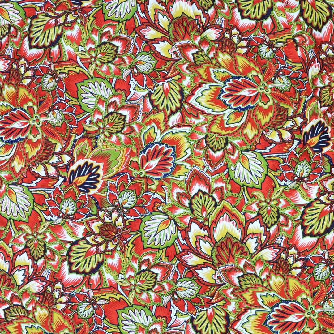 Regular Fit Short Sleeve Shirt - Tropical Flame