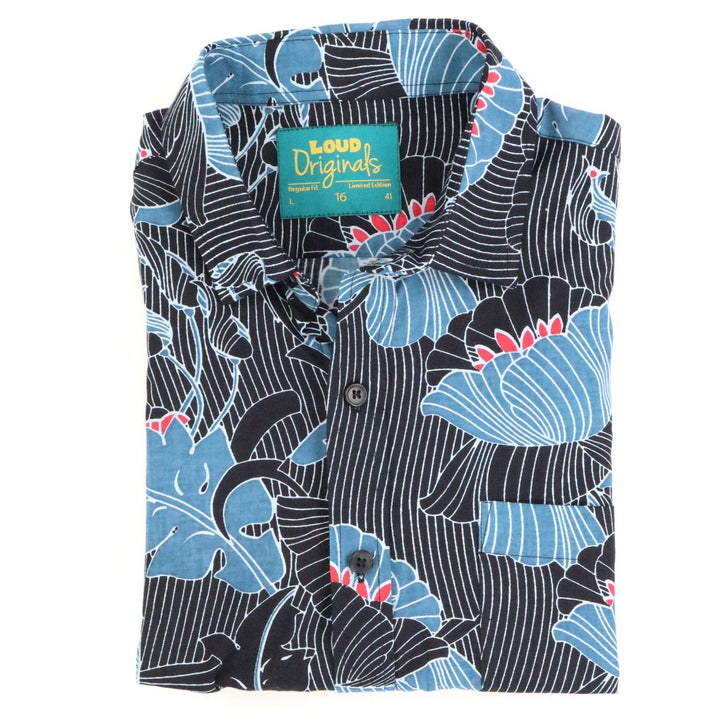 Regular Fit Short Sleeve Shirt - Twilight Flora