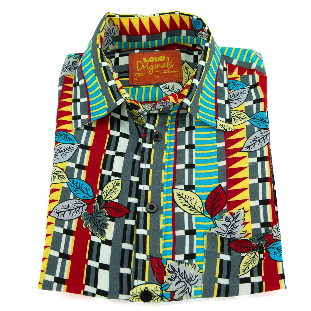 Regular Fit Short Sleeve Shirt - Rhythm in Art