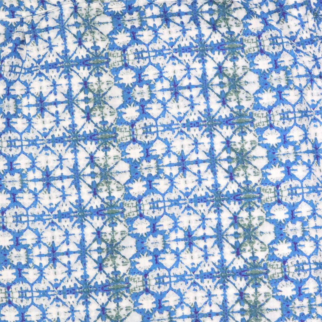 Regular Fit Short Sleeve Shirt - Ocean Tile